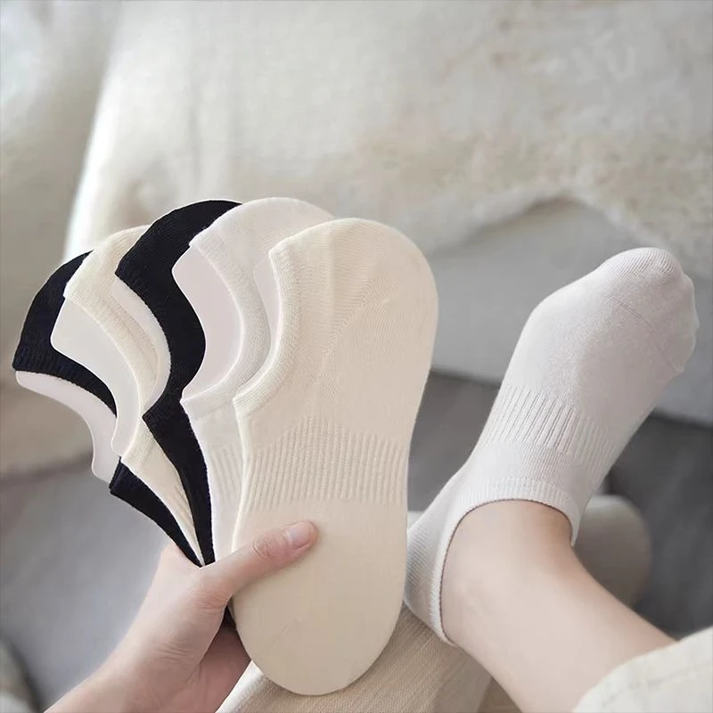 10 Pairs of Women's Summer Thin Socks, Anti-slip, No Heel Slipping, Invisible Socks, Ins, Easy-matching, Shallow-cut