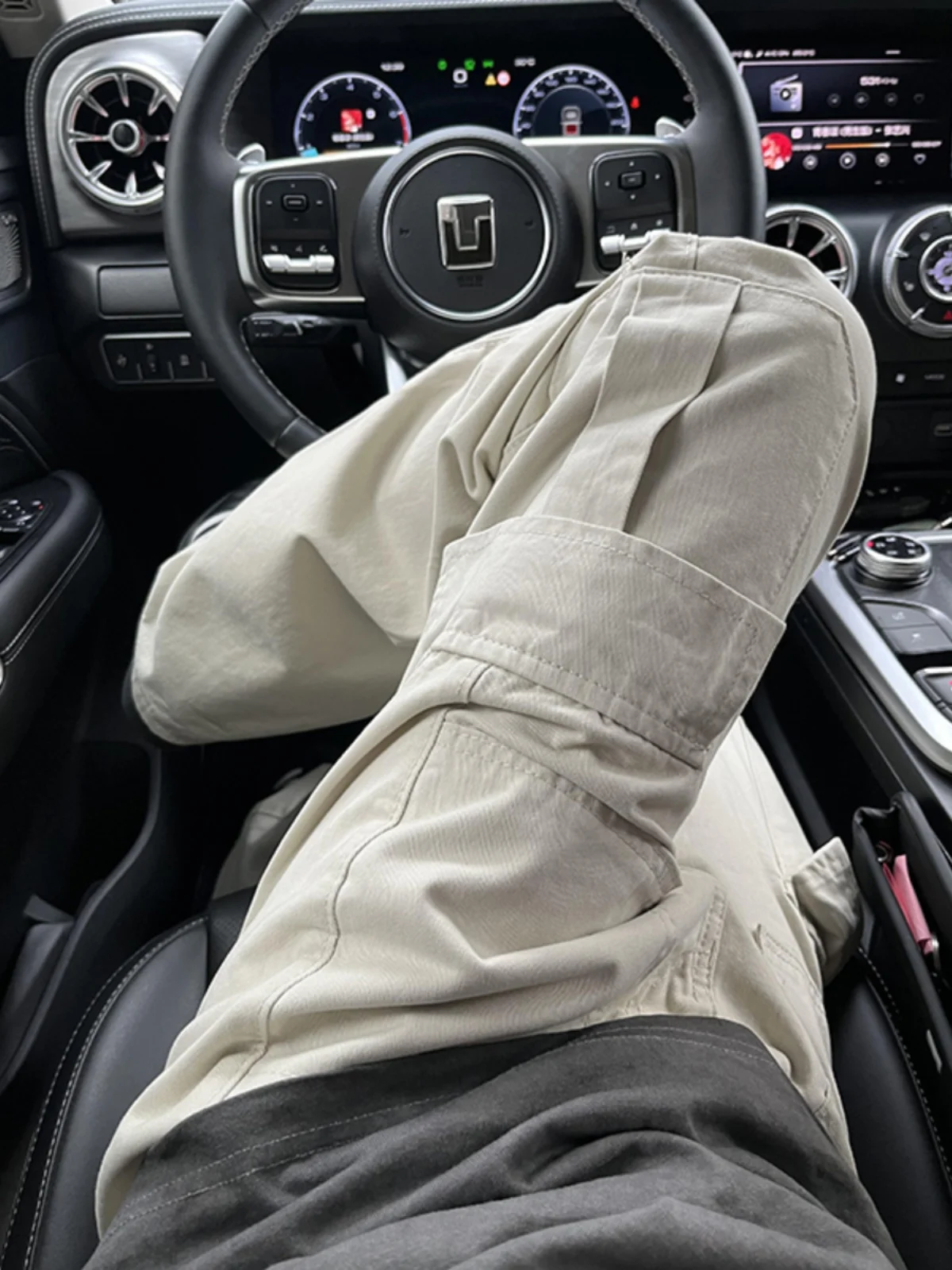 

Мужские брюки-карго цвета хаки, свободного кроя, для активного отдыха, осенние, повседневные, спортивные, прямые, с большими карманами