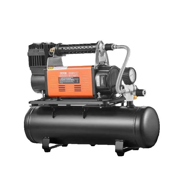 SucceBuy Compresseur d'air robuste 12 V avec gonfleur de pneu portable Compresseur d'air tout-terrain Manomètre numérique Gonfleur de pneu