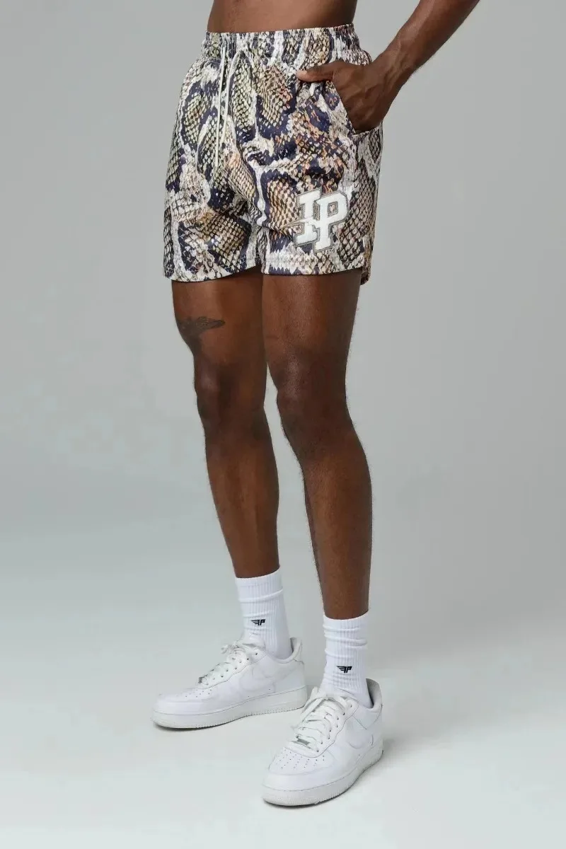 Mens Clothing IP Trend Casual Shorts Summer Fitness Sports Mesh Breathable Quick Dry Short Pants Man Beach Basketball Sweatpants