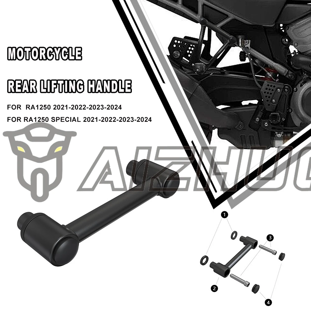 

FOR Pan America 1250 RA1250 SPECIAL 1250 2021 2022-2024 2023 Motorcycle Stainless steel Tool Accessories Rear Lifting Handle