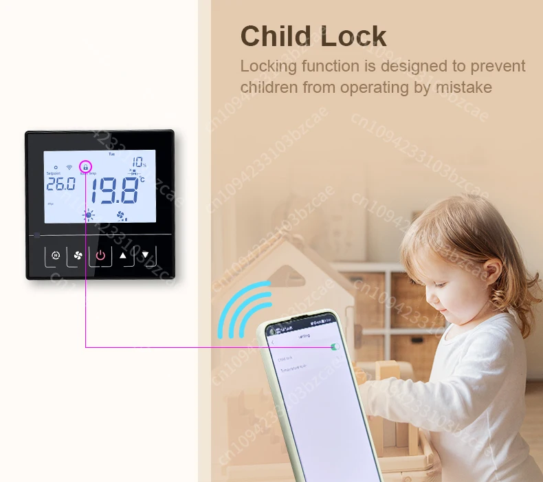 New Arrival Programmable Modbus Fan Coil Fcu Tuya Wifi Smart Room Home air Conditioner Rs485 Thermostat Temperature Controller