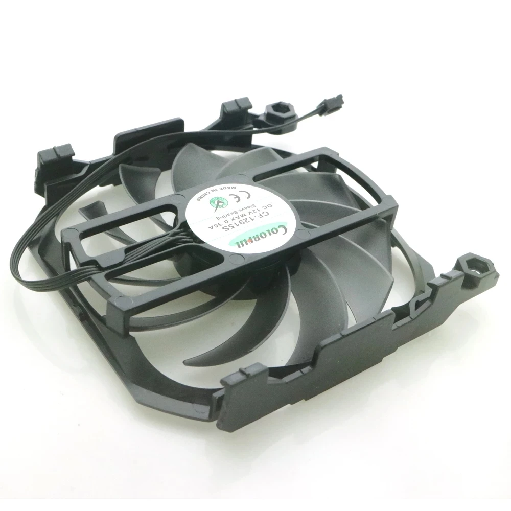 Ventilador VGA para placa gráfica de resfriamento, 4 fios, 4pin, Inno3D, GTX1060, ITX, GTX650Ti, 750, 750ti, CF-12915S, DC12V, 0.35A, 85mm