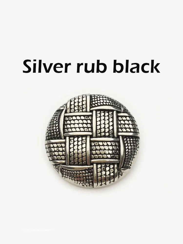 10 stücke 18-25mm Metall Tasten für Kleidung Mode Nähen Taste Jacke Zubehör Material Mesh Oberfläche Männer Mantel kleid Schnalle – Detail 8