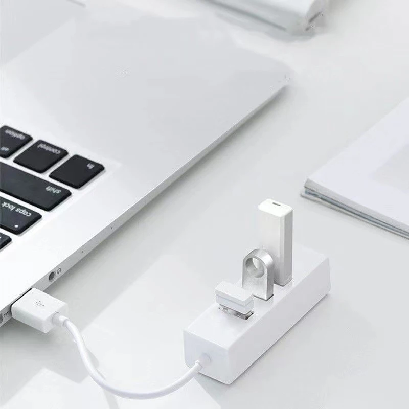 Four-in-one Hub 100cm Mobile Phone Computer Charger USB Hub Expansion Dock Business Office Stable Transmission