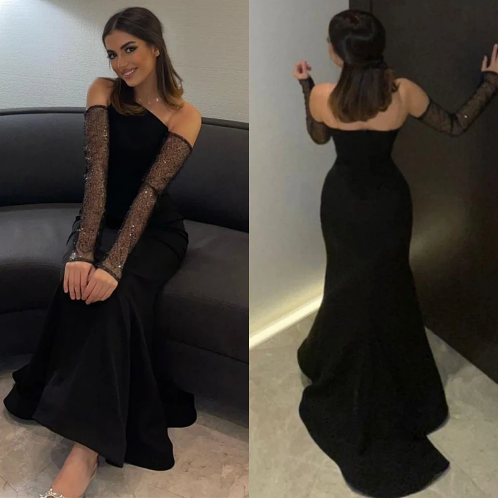 

Customized Elegant Strapless Evening Dress and Exquisite Satin Special Occasion Gowns and Temperament Sleeveless Party Dresses