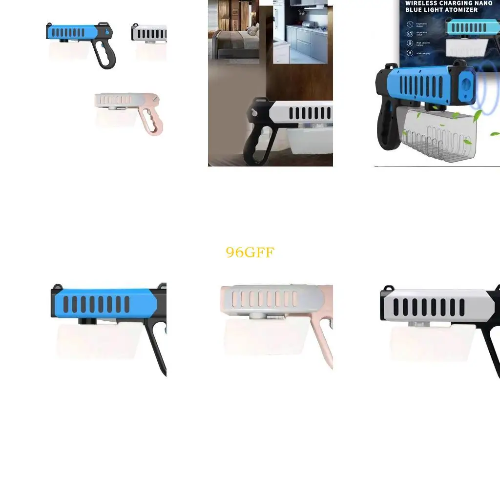 

96GF Portable Electric Sprayer, Handheld USB Rechargeable for Nano Atomizer Blue Ligh
