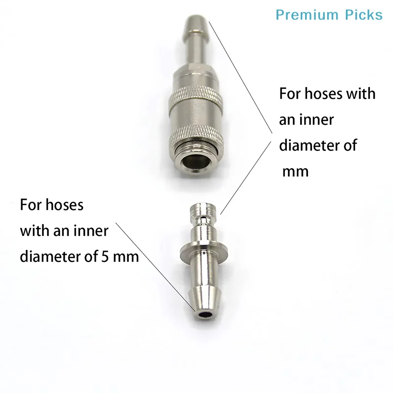Blood Pressure Meter BP Cuff Joint Link Male Female Quick Connection Bayonet Airway Joints Metal Air Hose Connector NIBP Adapter