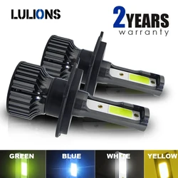 2x H7 LED H11 H4 Hi/Lo H1 H3 H8 HB1 HB3 HB4 HB5 HIR2 H13 H27 9005 9006 Car Headlight Bulbs 3000K 6000K 8000K COB C6 car lights