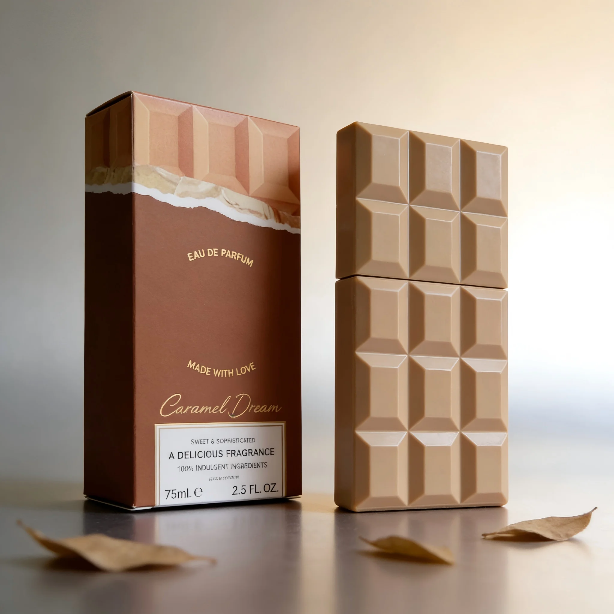 

Caramel Dream Unisex Perfume, Warm Caramel and Amber Aroma with Musky Undertones, Comforting Long-Wearing Scent