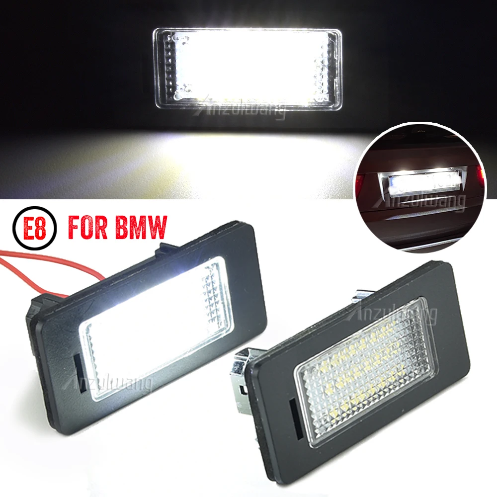 

2Pcs Canbus Led Number Plate For BMW Number License Plate Light Lamp white For BMW E39 M5 E70 E71 X5 X6 M5 E90 E92 E93 M3