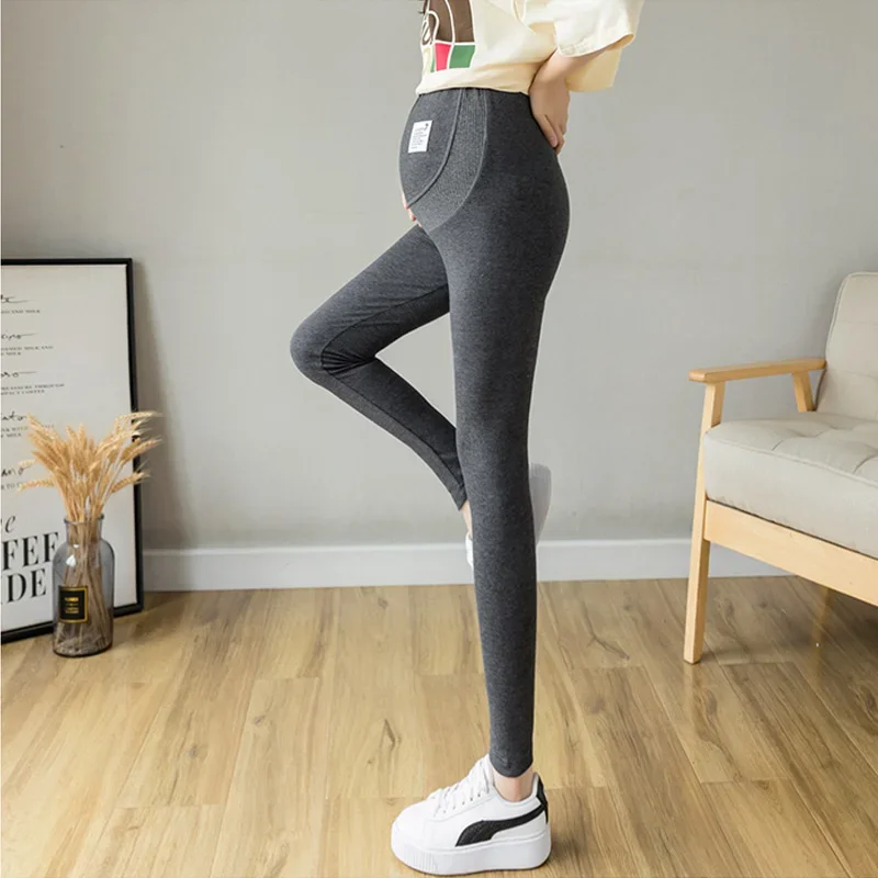 Winter Autumn Pregnancy Pregnant Women Leggings Mother Pants Warm Velvet Nursing Abdomen Clothes for Maternity Skinny Capris