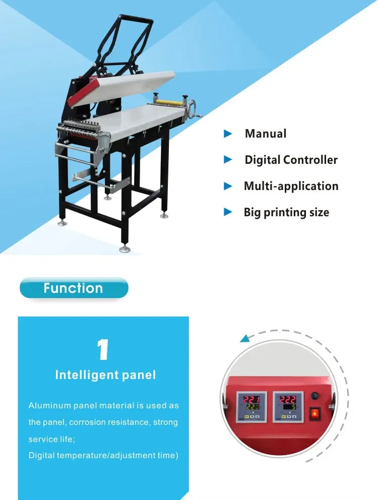 25X100cm double heating lanyard hot press 220v electric semi-automatic flatbed printer lanyard printing