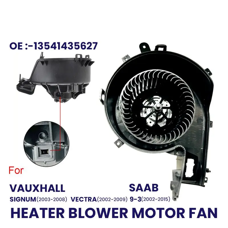 HEATER BLOWER MOTOR FAN FOR SAAB 9-3 9-3X YS3F 02-15 1.8 1.9 2.0 FIAT CROMA 194