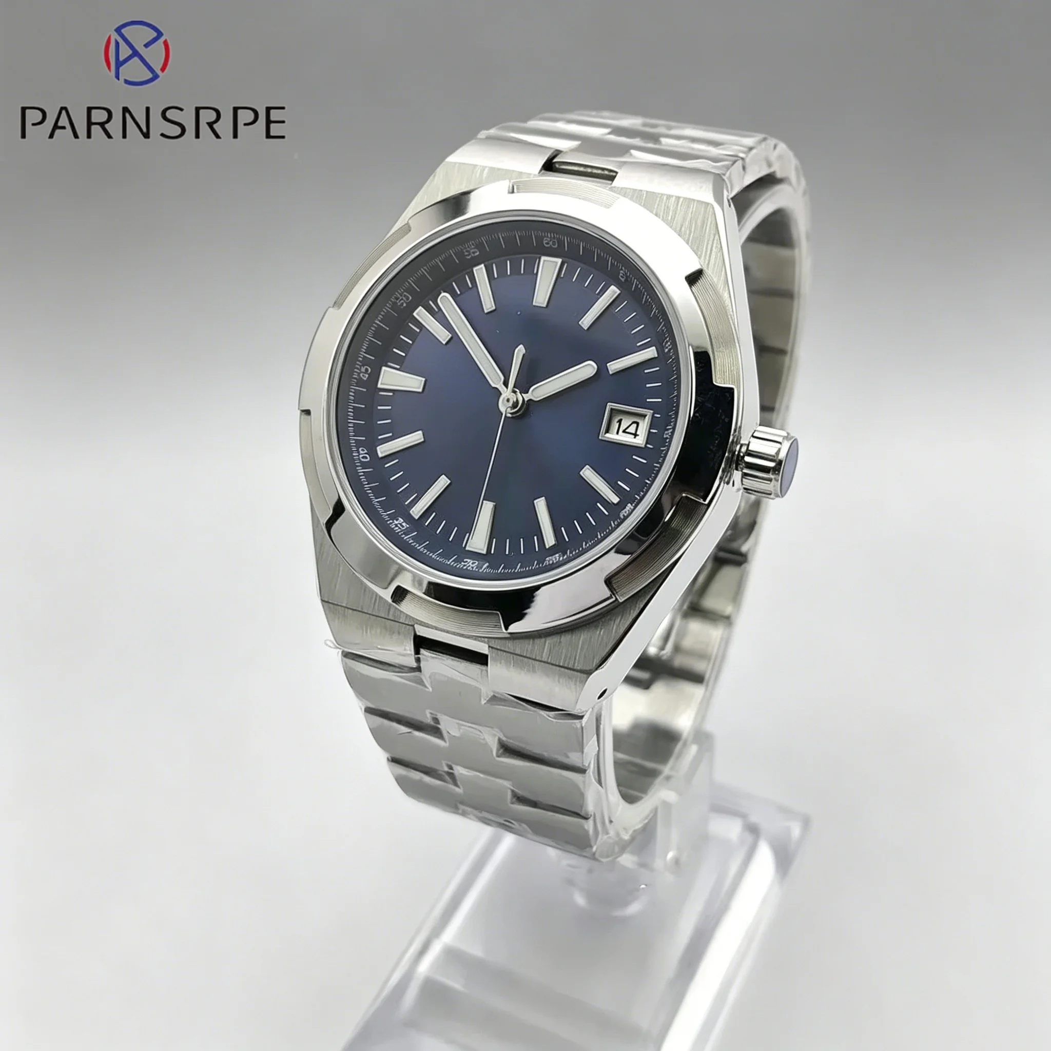 2026 New Model PARNSRPE Luxury Men's Wristwatch, NH35 Mechanical, Stainless Steel, Sapphire Material, Water-Resistant Function