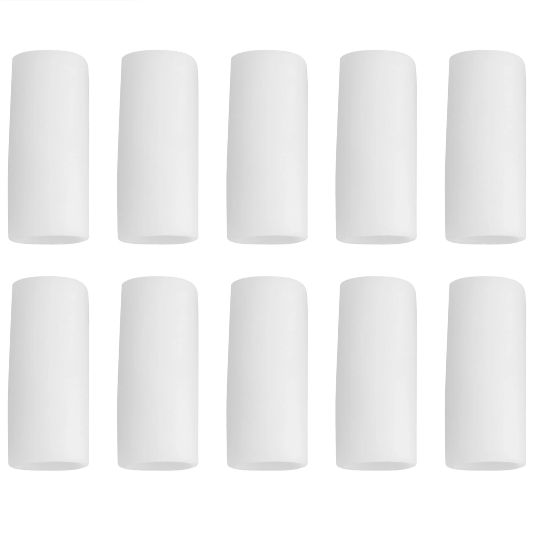AT08 nuevo 10 Uds Gel de silicona Protector de tubo de dedo mangas del pie para alivio del dolor por fricción herramienta de cuidado de los pies protección de los dedos