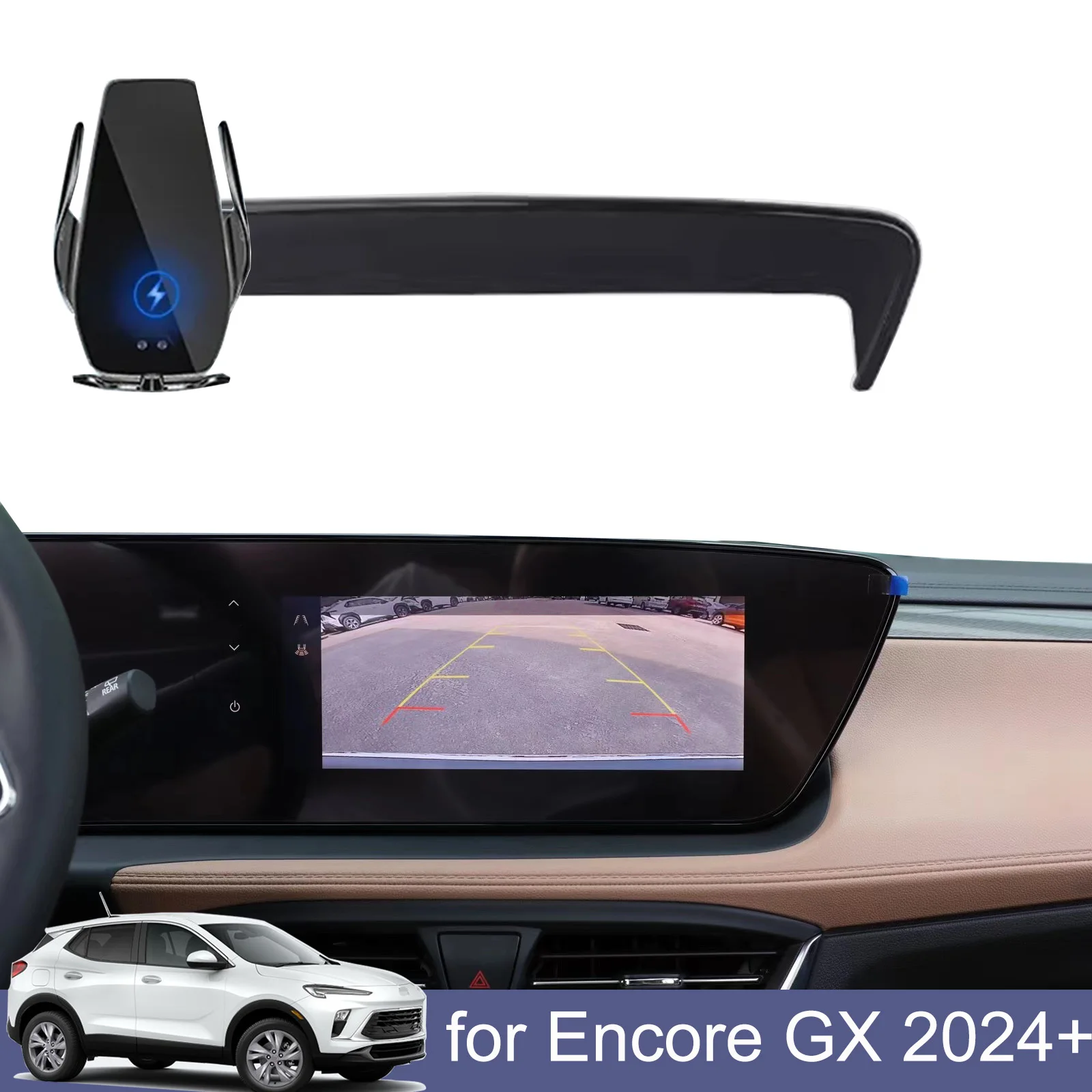 

for Buick Encore GX 2024 + Car Phone Holder Screen Navigation Bracket Magnetic New Energy Wireless Charging Rack