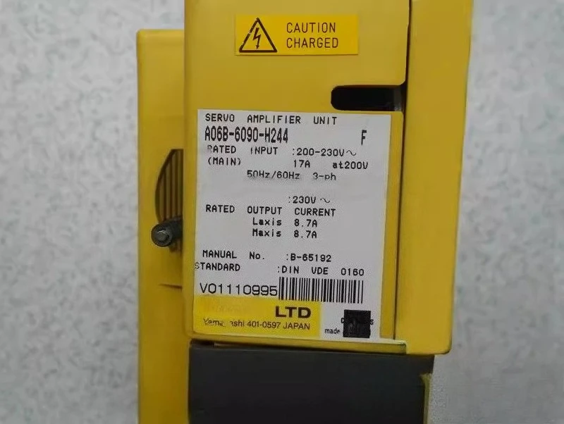 Used A06B-6090-H244 For FANUC A06B-6090-H244 Servo Driver Amplifier