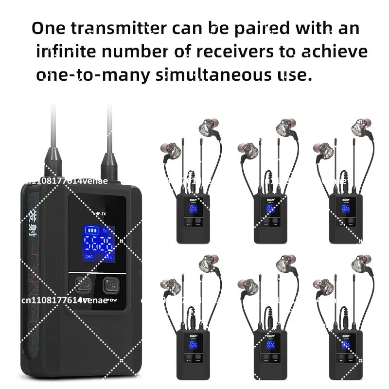Wireless Monitoring Earphones for Stage Performances, Bands, Singers, Live Streaming, Real-Time Monitoring Headphones