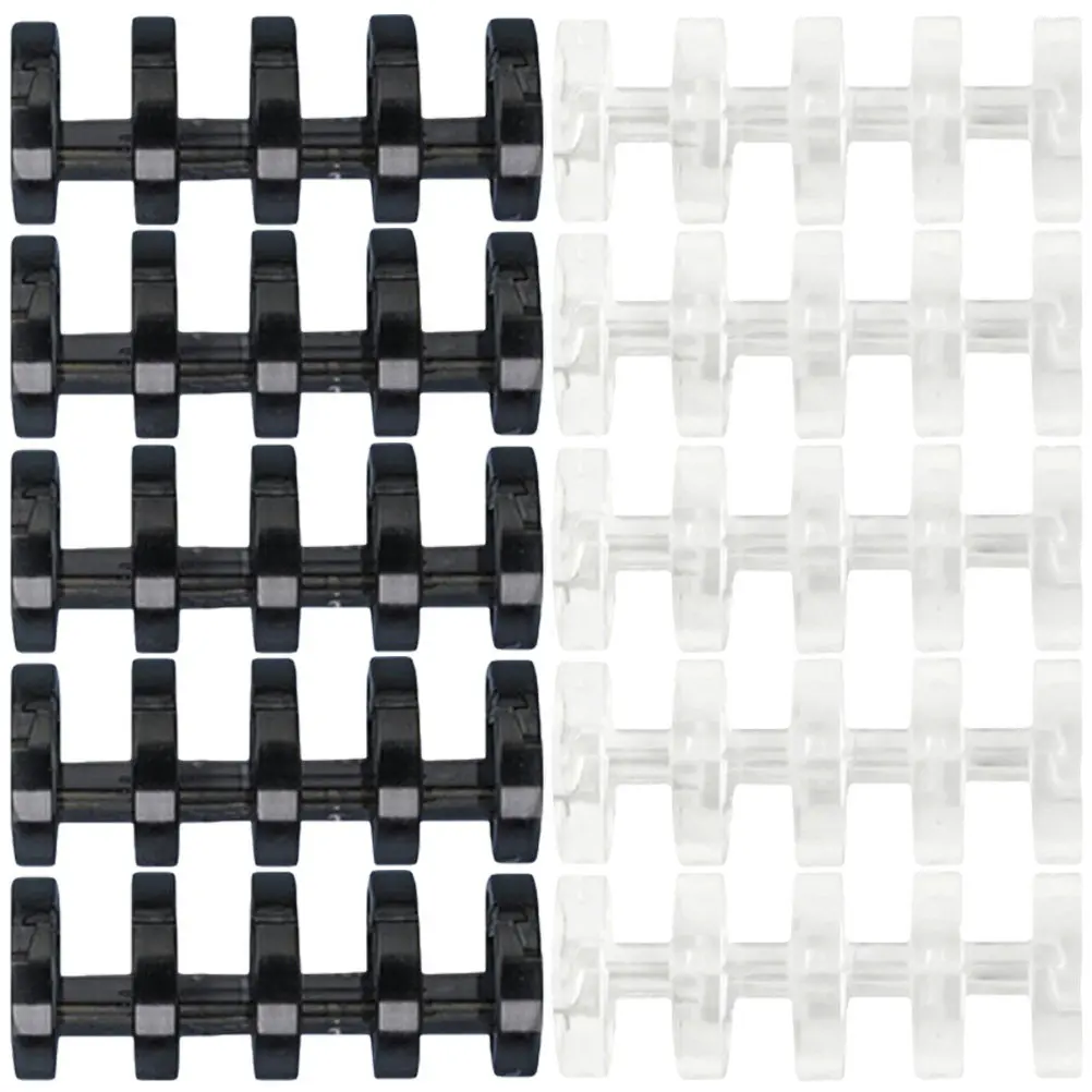 

20 шт. гибких пластиковых кольцевых зажимов для блокнотов, двойные кольца для скрапбукинга, офисных и школьных принадлежностей