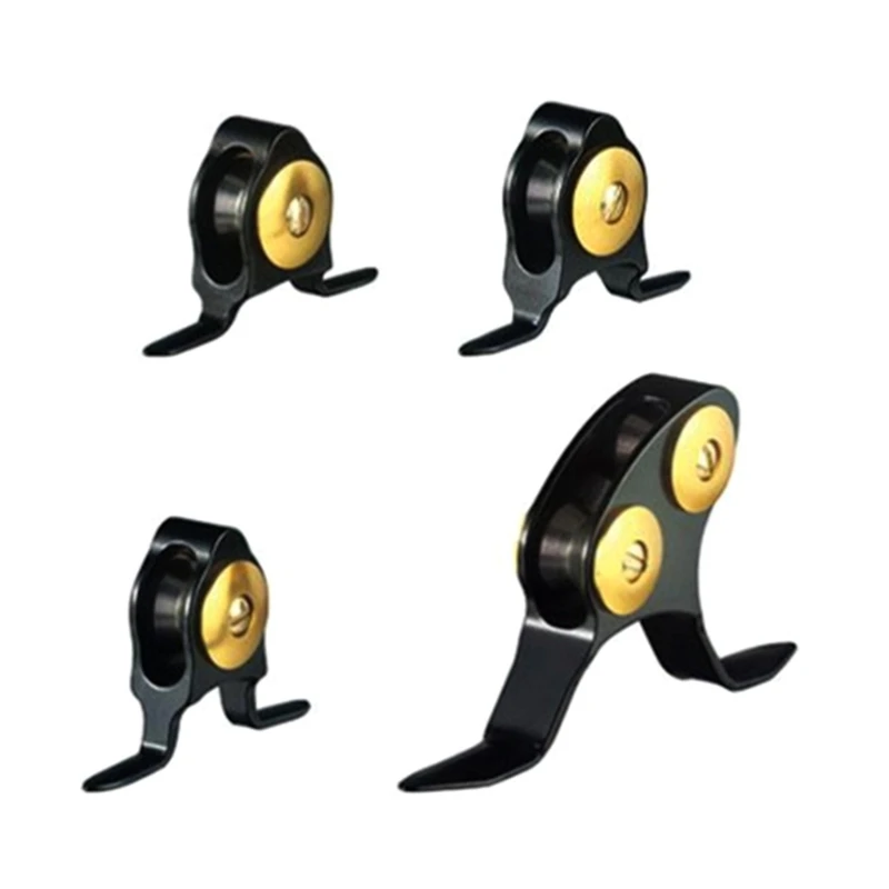 

Alloy Fishing Roller Guide Heavy Duty Fishing Rod Guide Single/Double Roller Rod Guides for Rod Trolling Fishing