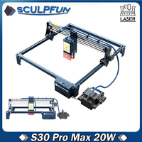 SCULPFUN S30 Pro Max 20W Laser Engraver with Automatic Air-assist System Engraving area 410*400mm