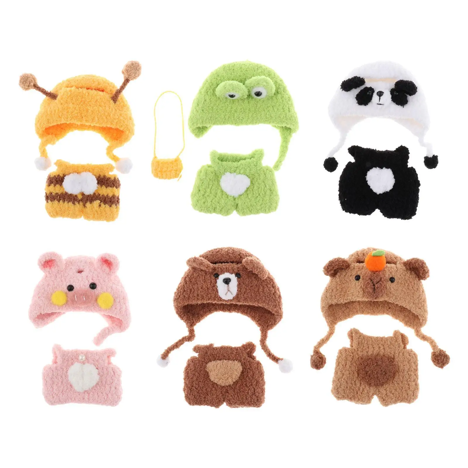 

Mini 17cm Doll Clothes Set Cute Clothing Child Toy Fashion Lovely Handmade Adorable Cosplay Doll Accessories Doll Outfits