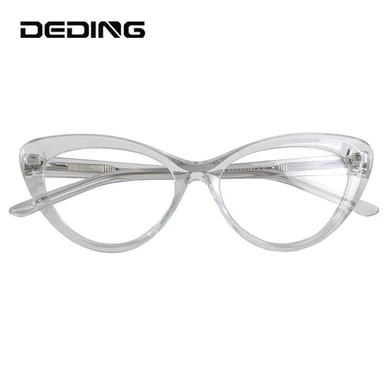 Cat Eye TR90 Women Glasses Frame Multiclolor Prescription Eyeglasses Frames with Spring Hinge Women Clear Lens Eyewear DD1610