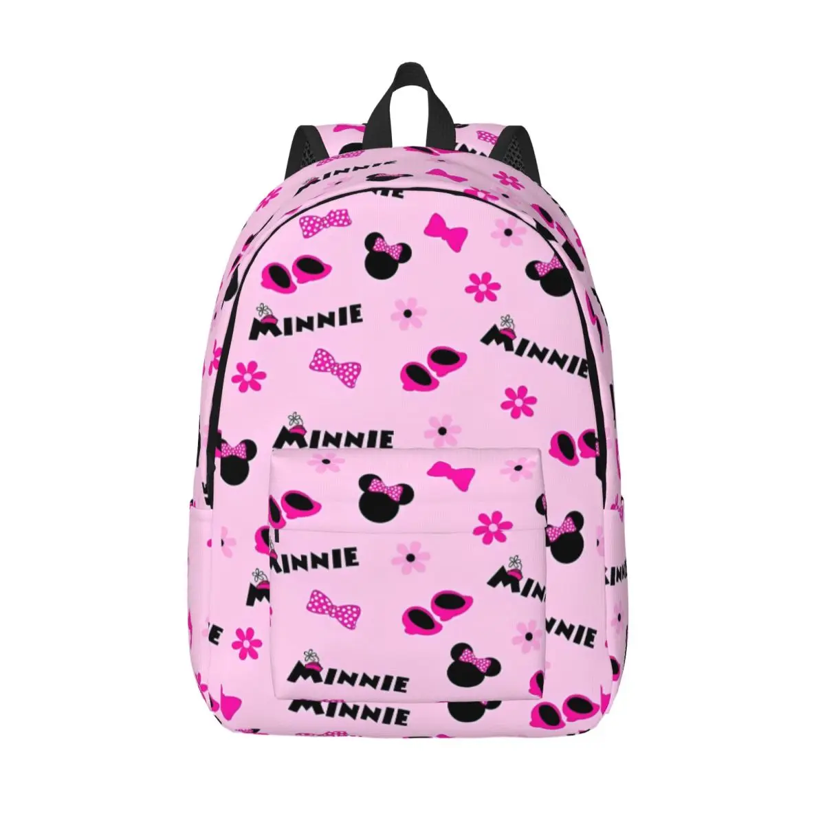 

Minnie Mouse Print Backpack Modern Backpacks Boy Girl Travel Breathable School Bags Colorful Rucksack