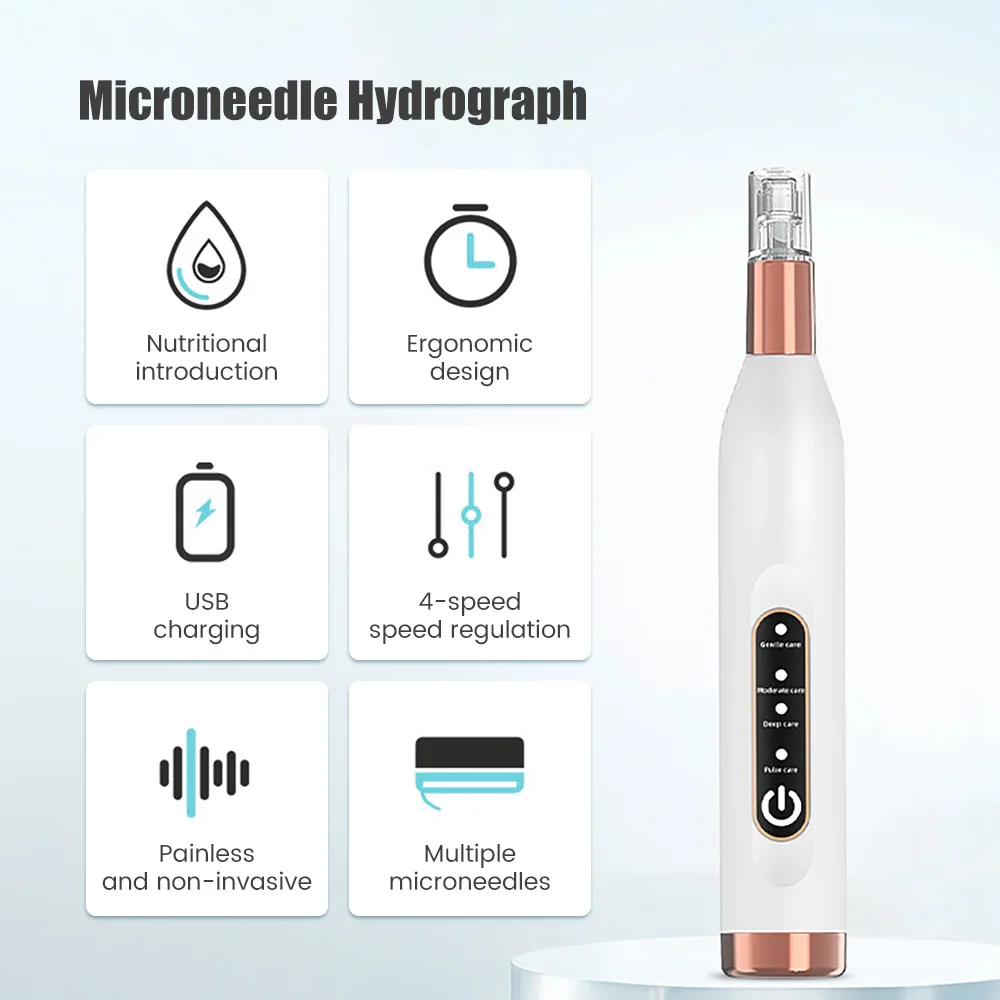 Professional Screw Dermapen Wireless RF Microneedling Machine MTS Facial Microneedle Mesotherapy Bb Glow Derma Pen Rechargeable