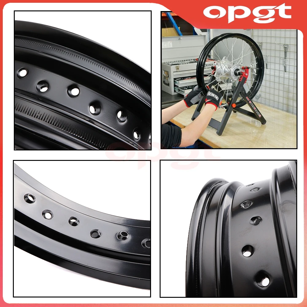 Rim Motorcycle Spoke Sizes Kineo Rear Spoked Wheel Rim 50x17 Yamaha Mt07 Abs 2014-2024
