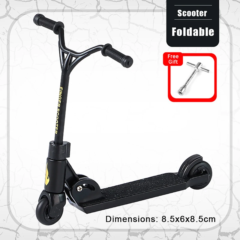 -Hot Sale.Foldable T-type Kids Kick Scooter BMX Finger Skateboard with Brake Educational Toy Fun Fingertip Movement for Children
