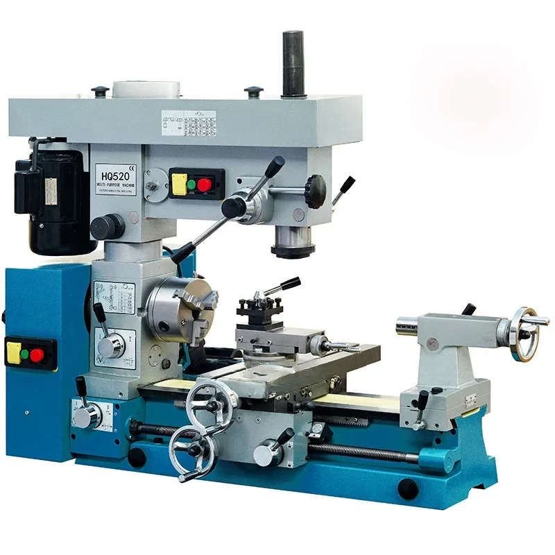 Mini three in one lathe for drilling and milling metal multifunctional