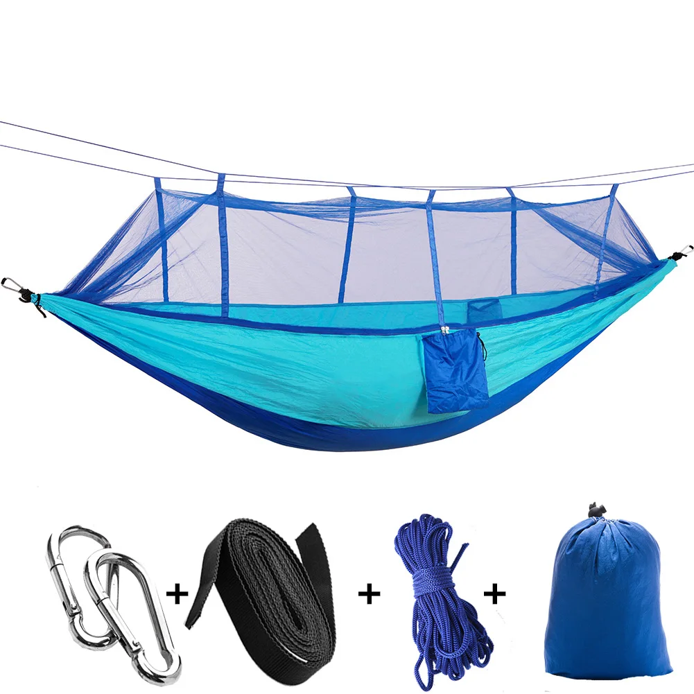 Hot Sale Waterproof Lightweight Camping Hammock Portable Hammocks Swings Outdoorspromote sales