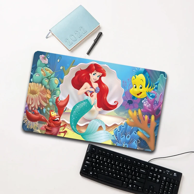 

Disney Little Mermaid Shell Underwater Mouse Pad Large Non-slip Waterproof Desk Mat for Laptop Office