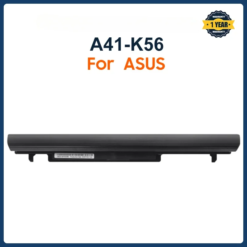 

14.4V A41-K56 Laptop Battery for ASUS K46 K46C K46CA K46CM K56 K56CA K56CM S46C S56C R505CA A32-K56 A42-K56 2600mAh Parts