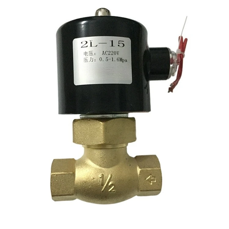 2L Polit Type 1.6Mpa High Pressure Temperature Brass Solenoid Valve for Steam