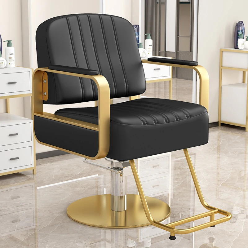 Luxury Commercial Salon Chair Professional Vintage Ergonomic Classic Chair Accessories Swivel Sofa De Barberia Salon Furniture