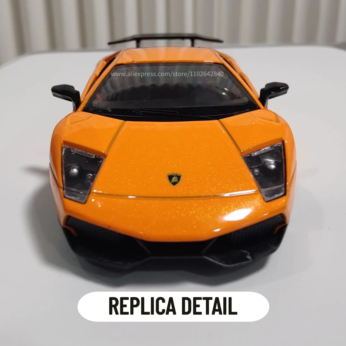 1:36 Car Model Lamborghini Murcielago Scale Metal Diecast Replica Home Office Miniature Art Vehicle Hobby Decoration Kid Boy Toy