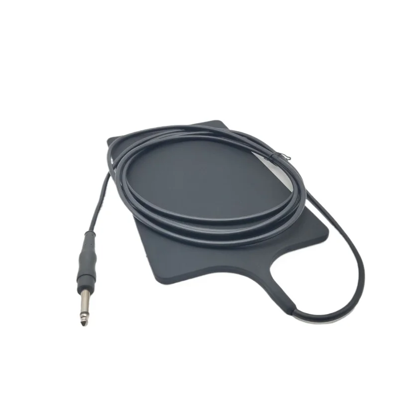 Reusable Silicone ESU Grounding Plate 6.3mm Plug Electrosurgical Negative Return Electrode