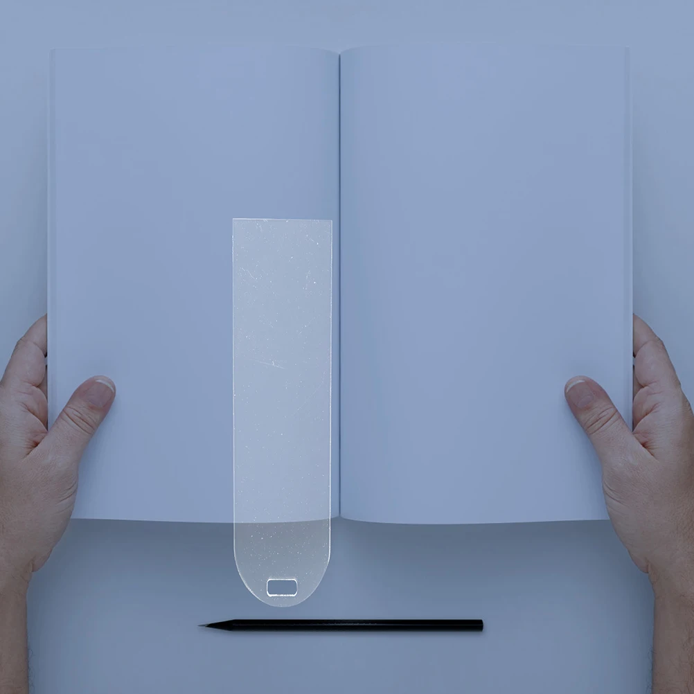 

30Pcs Transparent Acrylic Bookmarks Blank DIY Craft Material for Student Reading Decorative Page Markers Acrylic Bookmarks