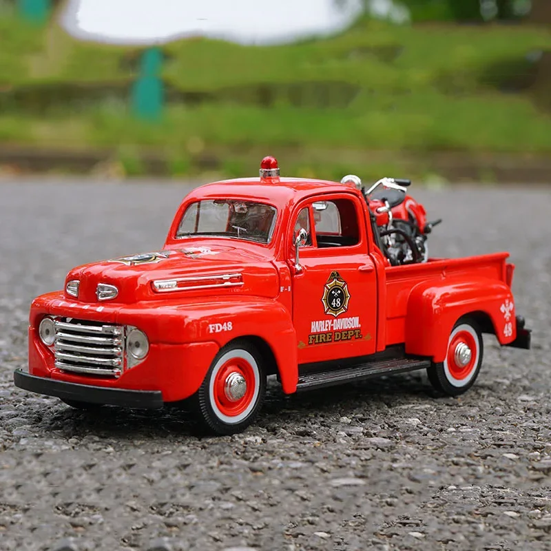 Maisto 1:24 1948 Ford F1 Pickup Alloy Car Model Diecast Metal Toy Car Model Off-road Vehicle Simulation Collection Children Gift