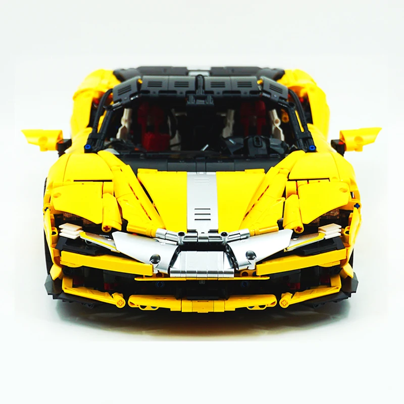MOC-SF90 Technical Super Sports Car Scale 1:8 Model Building Blocks Bricks Birthday Diy Puzzle Toy Christmas Gifts For Kids