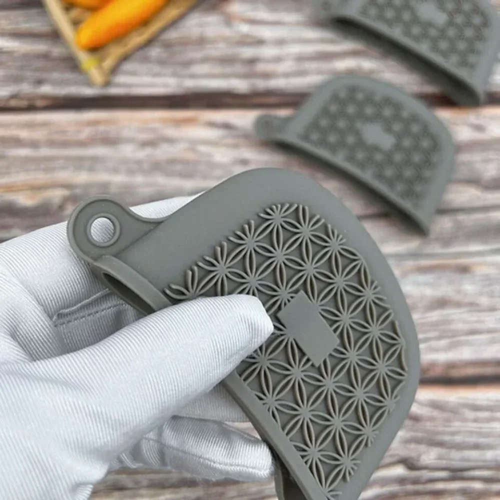 Verdickte Silikon Pan Griff Abdeckung Wärmedämmung Topf Ohr Clip Dampfer Auflauf Pan Griff Halter Nicht-slip Küche Gadgets – Detail 3