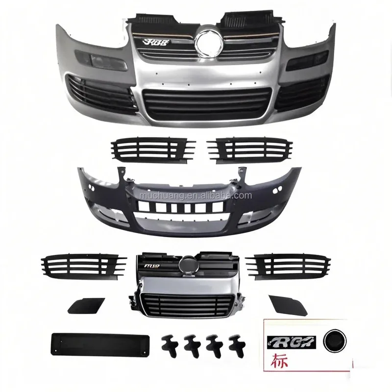 

ABS Auto Modified Front Bumper Assembly Grille forGOLF 5 R32 Style 2005-2010