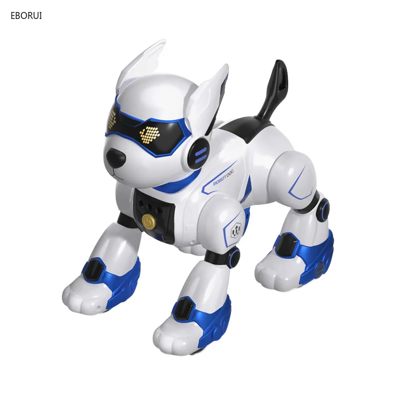 JJRC-Robot chien R27 RC, 2.4 mesurz, intelligent, roi prudent, marche et danse, coule, animal de compagnie, chiot, télécommande, commande vocale, jouets intelligents