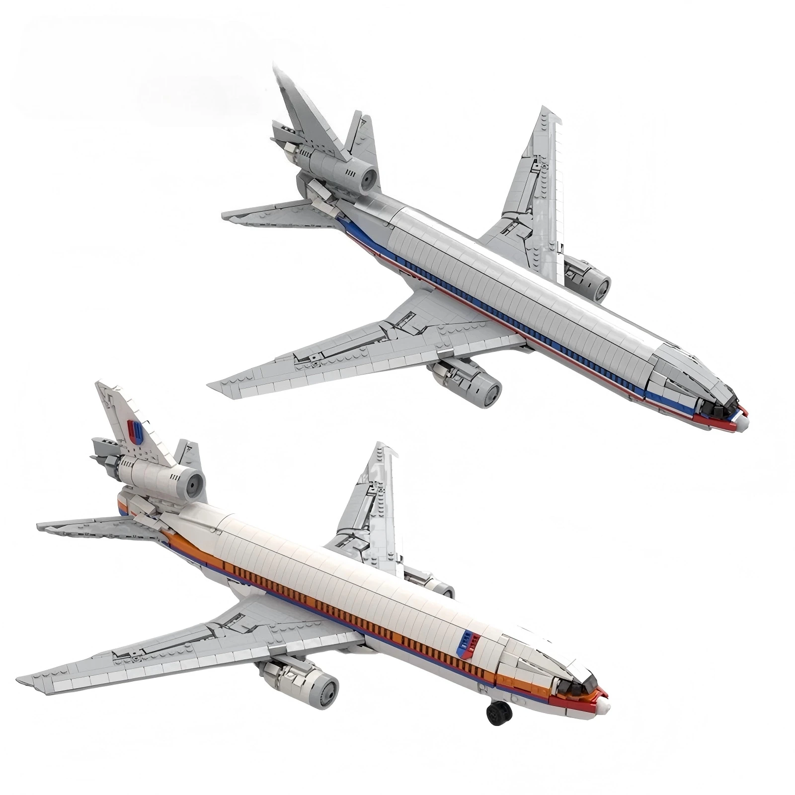 

1895pcs DC-10 American Airlines Building Blocks Modular Technology Decorative Ornaments Creative Teer Collector XMAS Toy Gift
