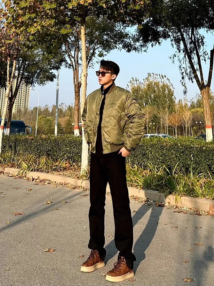 

Cleanfit Men's Fce Lined Jeans High Street Vibe Long Slimming Micro Flared Pants Bla Extended Length Straight Leg Jeans