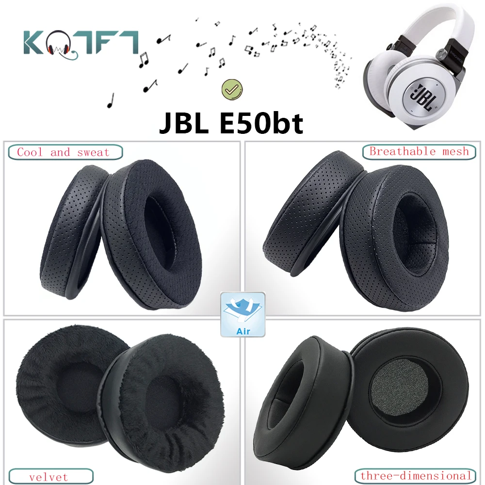 

KQTFT Protein skin Velvet Replacement EarPads for JBL E50bt Headphones Ear Pads Parts Earmuff Cover Cushion Cups