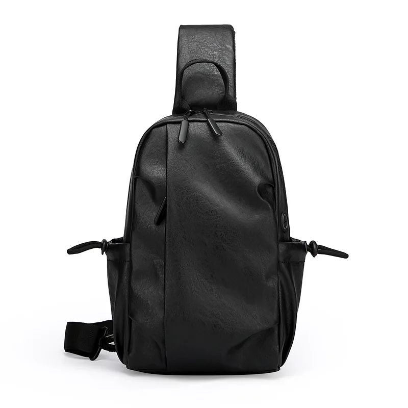 Europe and the United States new waterproof chest bag men's Messenger bag fashion shoulder small backpack leisure chest bag.